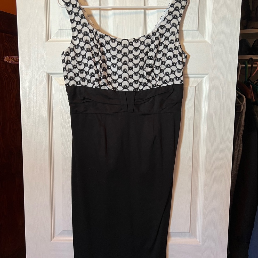 Black and white dress